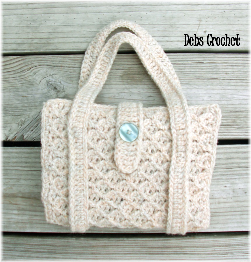 Debs Crochet: My Crochet Today Crochet Bible / Book Cover Tote