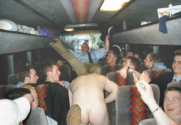 make yourself a new pee hole party bus with girls naked