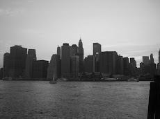 View of NY from Under the Brooklyn Bridge