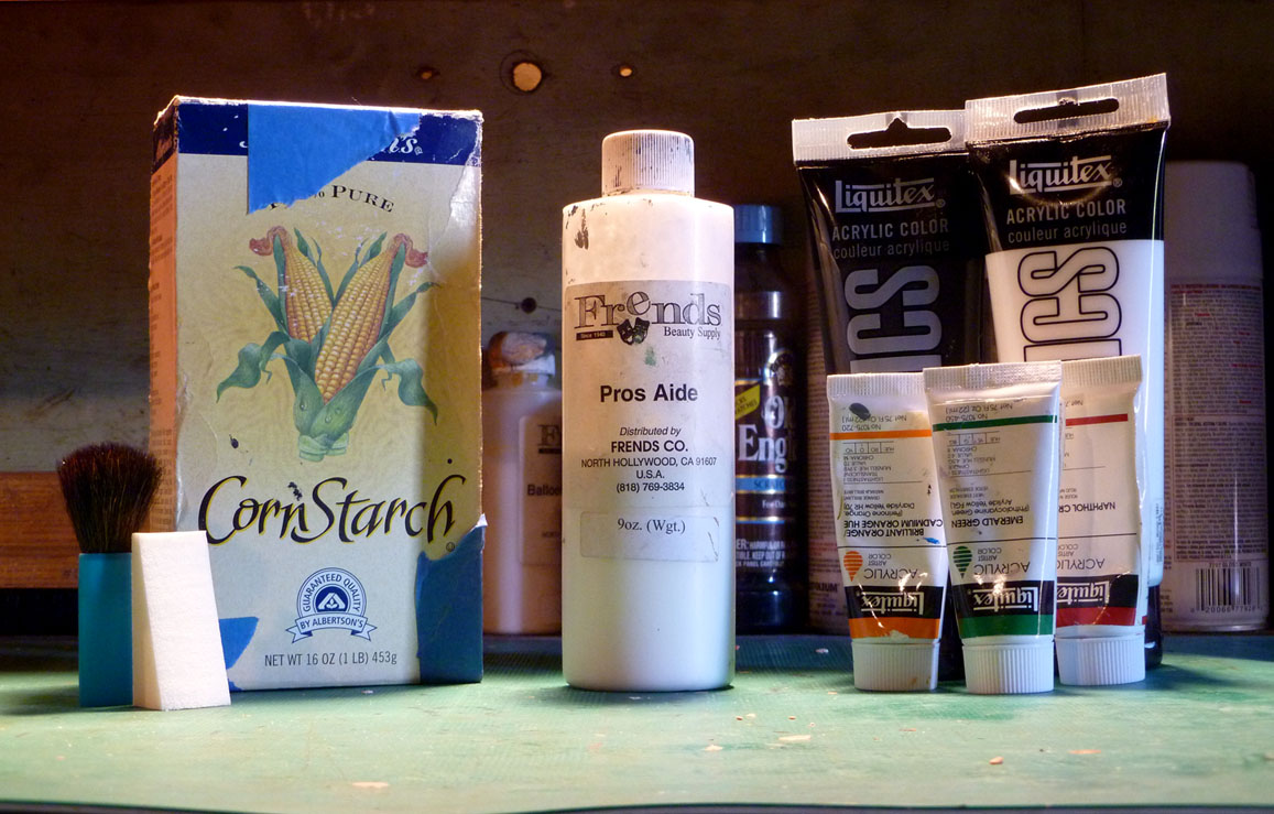 The Hollow Boy Production Blog Painting Foam Latex Puppets (PAX Paints)