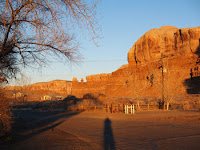 The rocks in Bluff, Utah