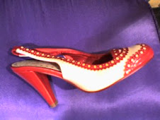 zapato blanco y rojo pvp 6€