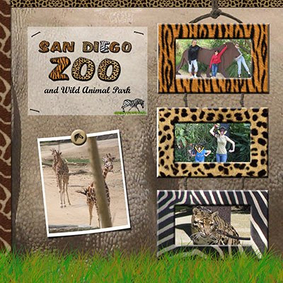Animal Scrapbook Pages