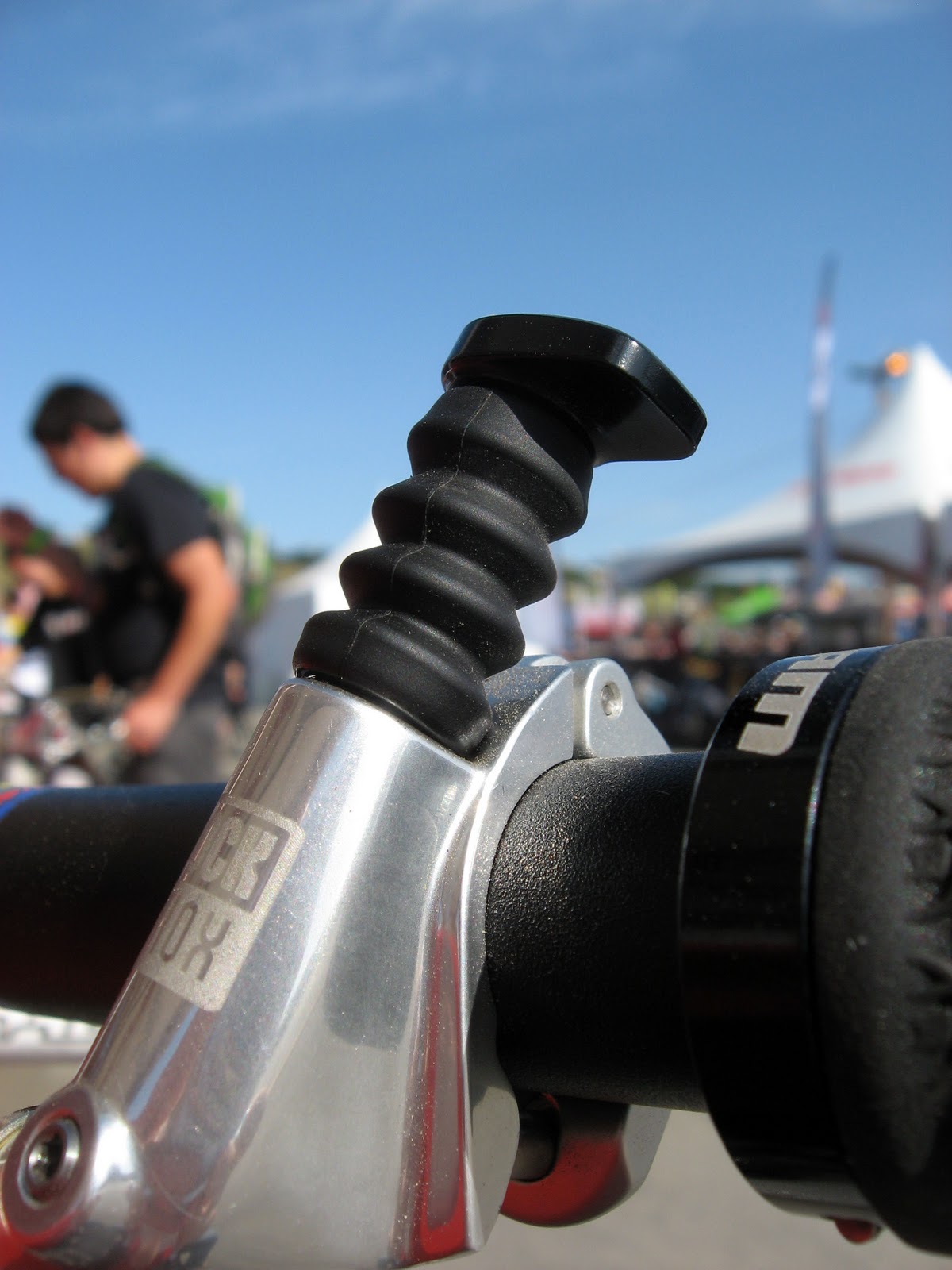 Greg Rides Trails Rock Shox PushButton Suspension Lockout