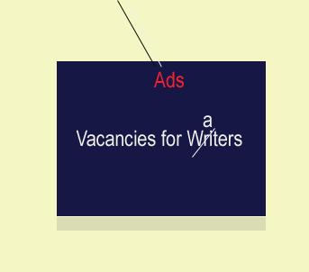 Vacancies for writers