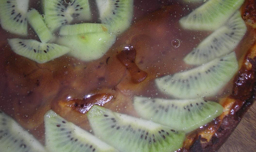 Damak Tadı MARMORIERTER PUDDINGKUCHEN MIT KIWI / KİVİLİ, EBRULİ
