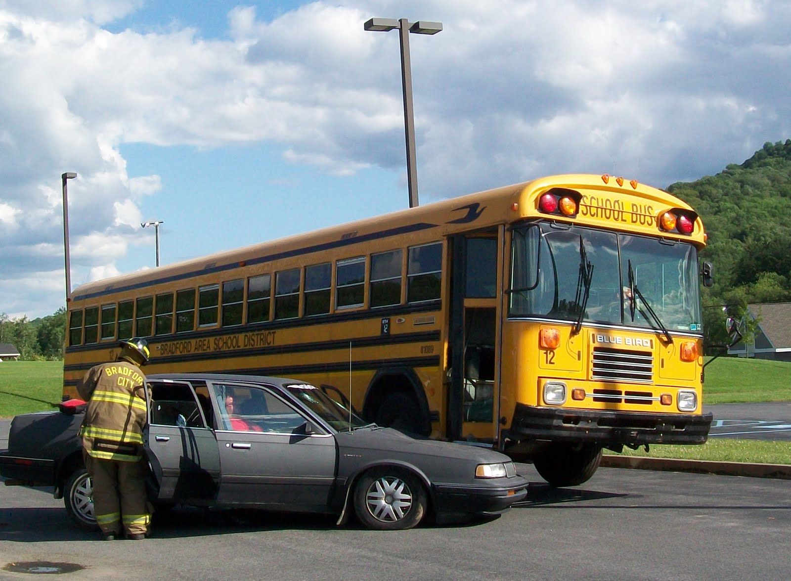 School Bus Crash At Fretz