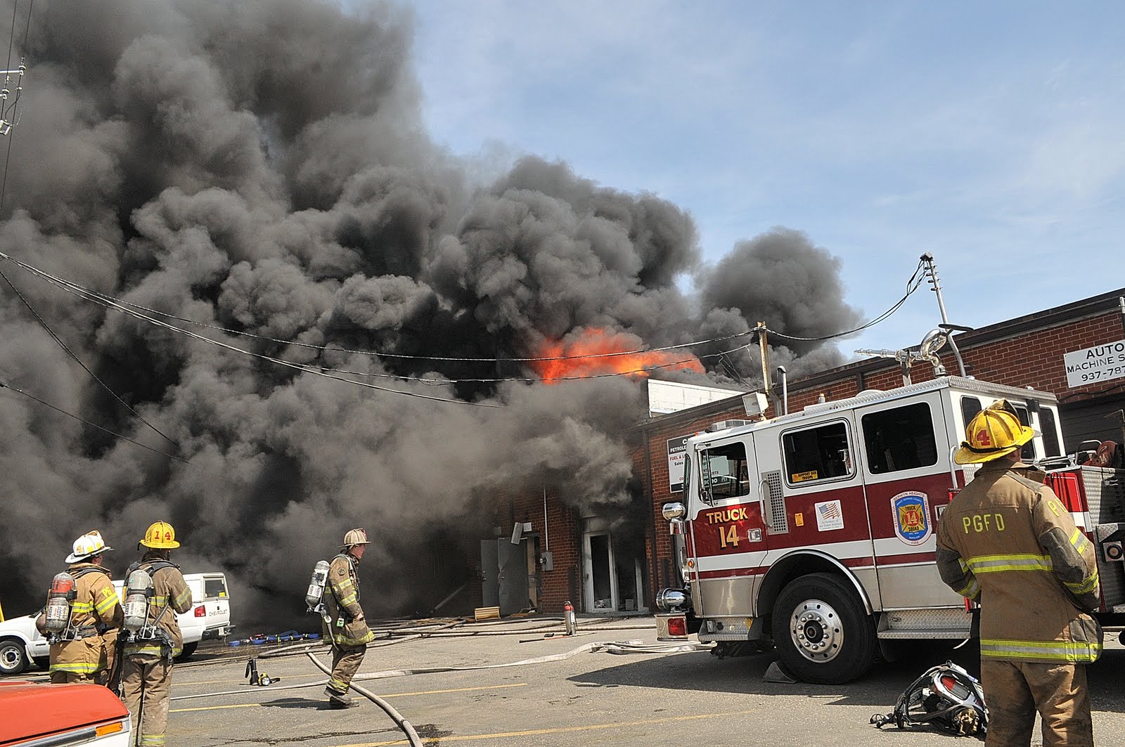 2Alarm Beltsville Warehouse Fire with Explosions