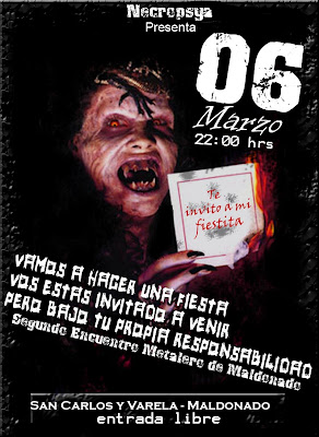 06/03 - 2 Encuentro Metalero de Maldonado Afiche+internet