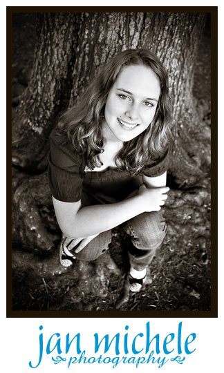 fun senior portrait