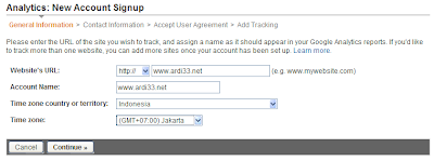 Monitoring Pengunjung dari Google Analytics