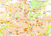MAPA DE GRANADA PLANO TURISTICO