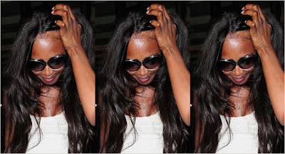 Naomi Campbell's Hair Disappearing