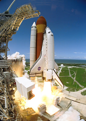 Space Station Shuttle Launch