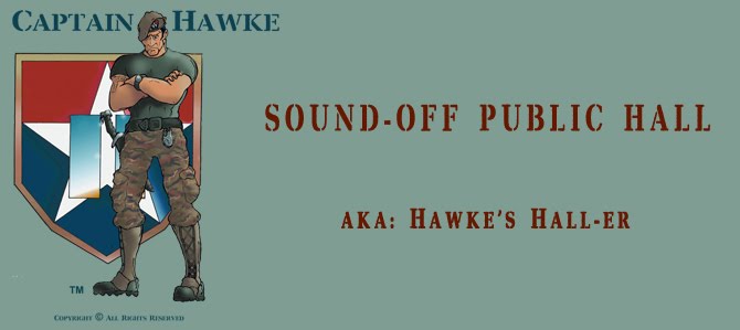 Captain Hawke's Sound-Off Public Hall
