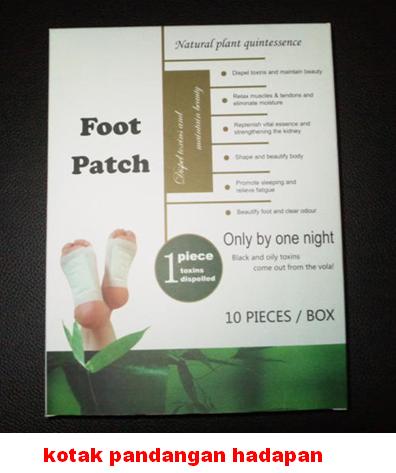 kaki dalam patch foot healthy kotak