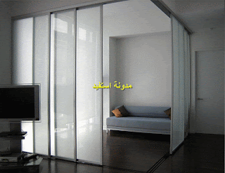 ابواب جرارة ابواب زجاجية متحركة فواصل ابواب جرارة ابواب سحب بدفع الابواب