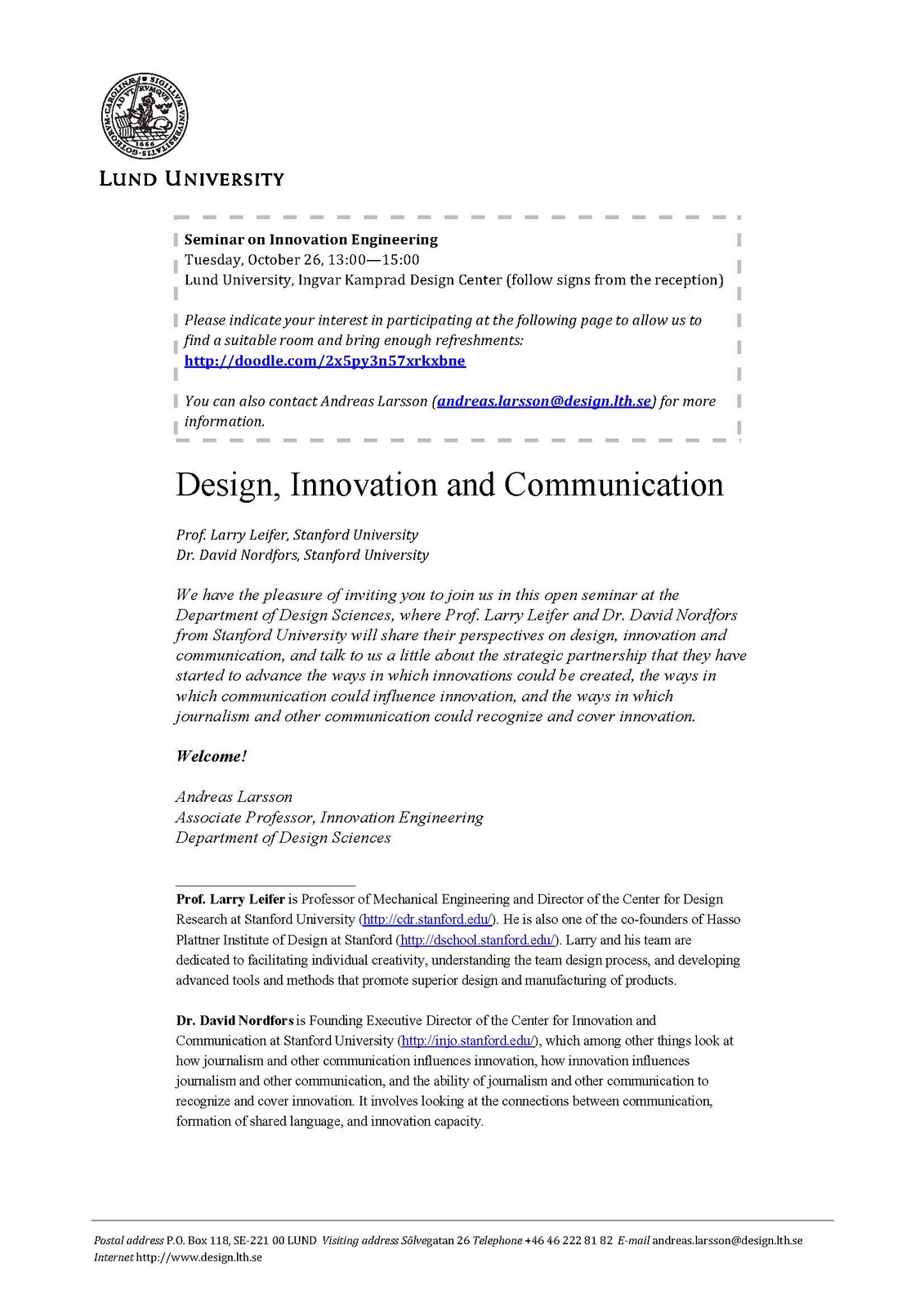 Innovation In Communication
