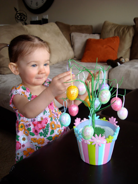 Happy Easter!!! Thanks for the egg tree Grandma!