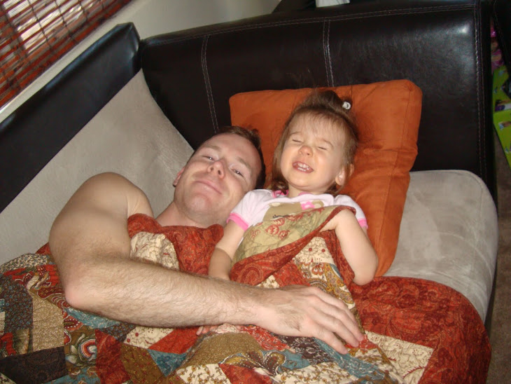 Daddy and I love lazy mornings