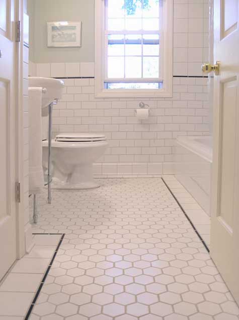 Black And White Tile Floor black and white tiled bathroom. Black And White Tile Floor