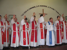 Benção Final do culto de instalação.