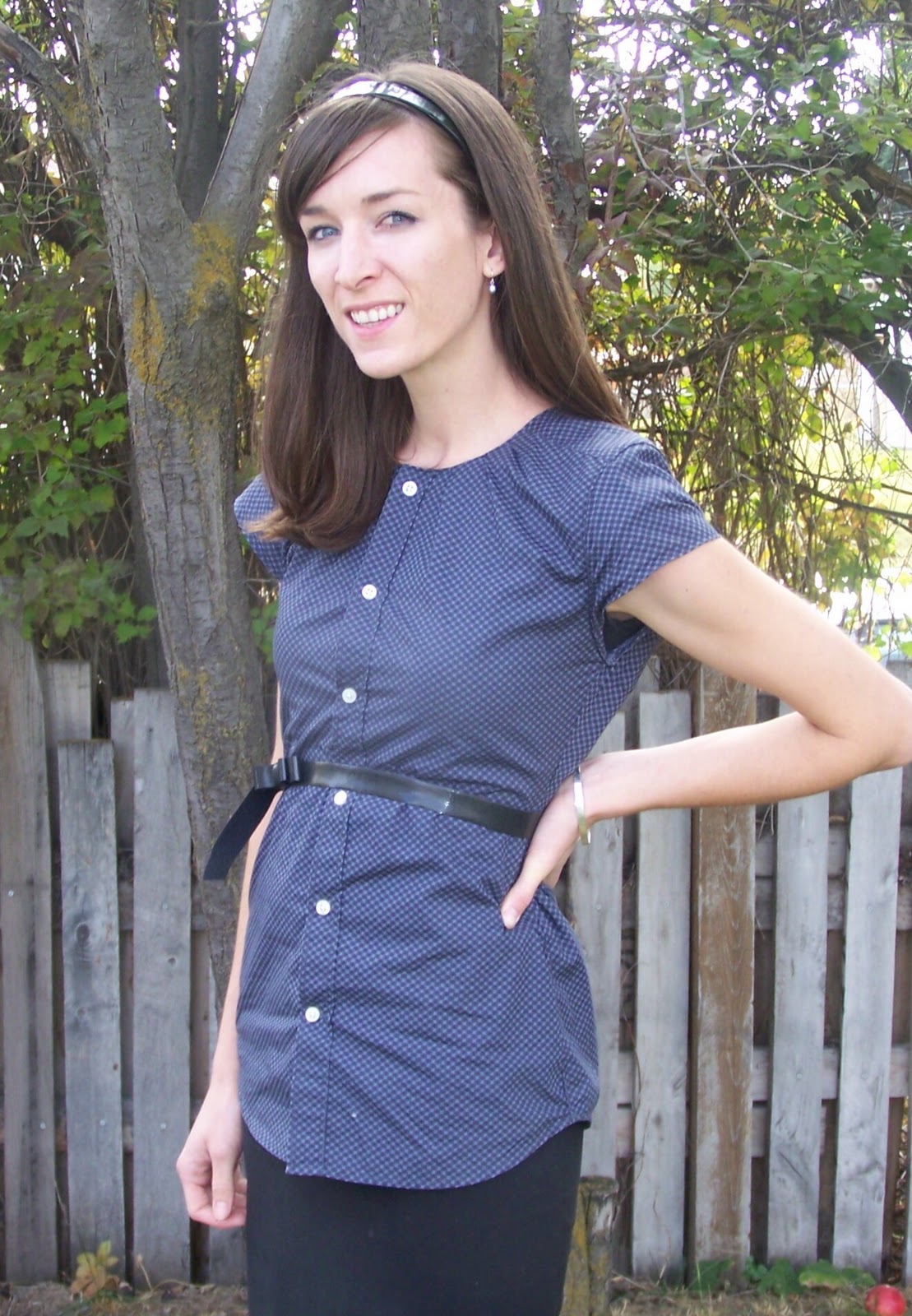 Made by Me. Shared with you. Men's to Women's Dress Shirt Refashion