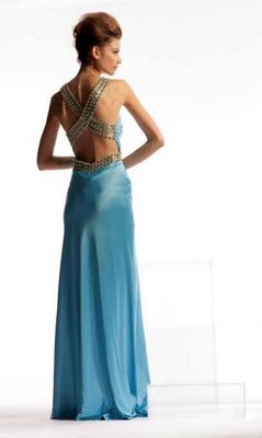 ... vestidos: Foto de Vestido de Gala/Noche - Color Celeste/Turquesa