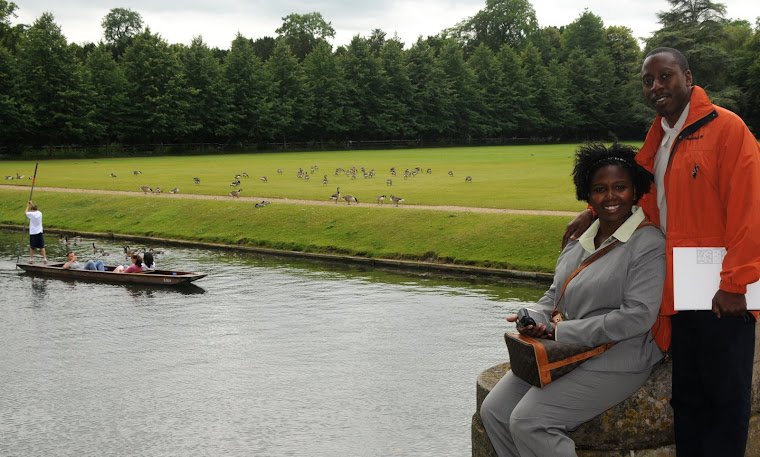 Yolanda and Nathan at Cambridge University