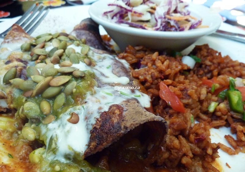 Blue Corn Enchiladas