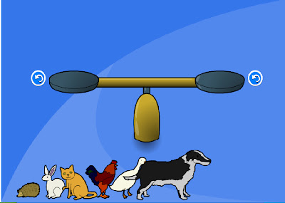 technology rocks seriously online balance scales christmas smartboard game