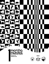 AFICHE MARCHA MUNDIAL POR EL DERECHO ANIMAL - PASTO