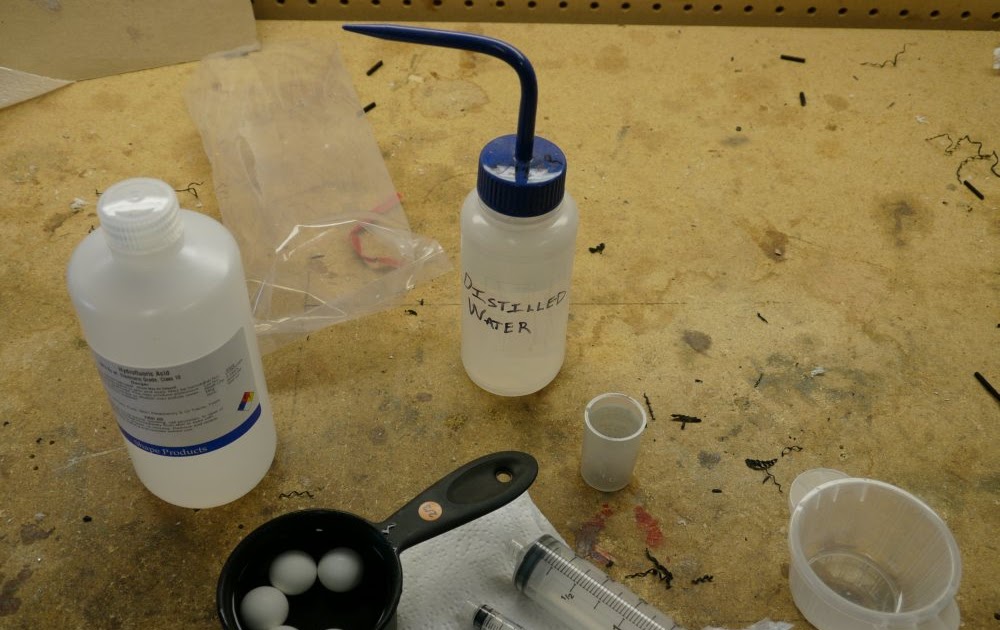 Ben Krasnow Etching zirconium oxide with hydrofluoric acid