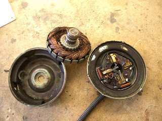 The old motor appears to have