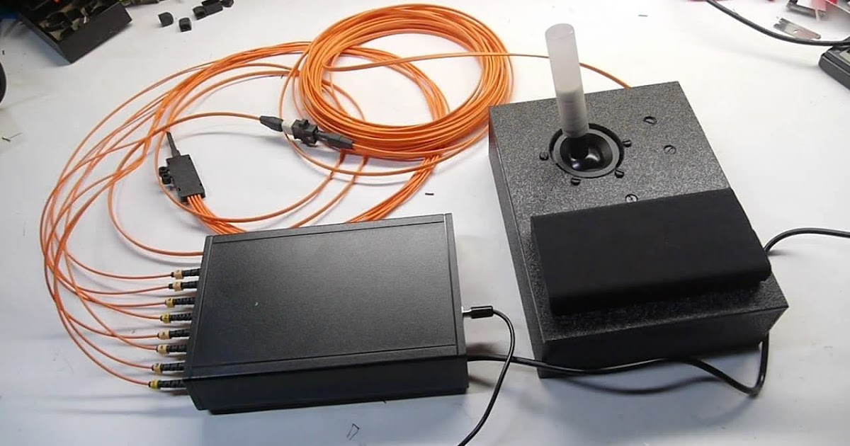 Ben Krasnow Fiberoptic joystick with quadrature encoders and arduino