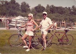 Carol & Ron biking on Saturday
