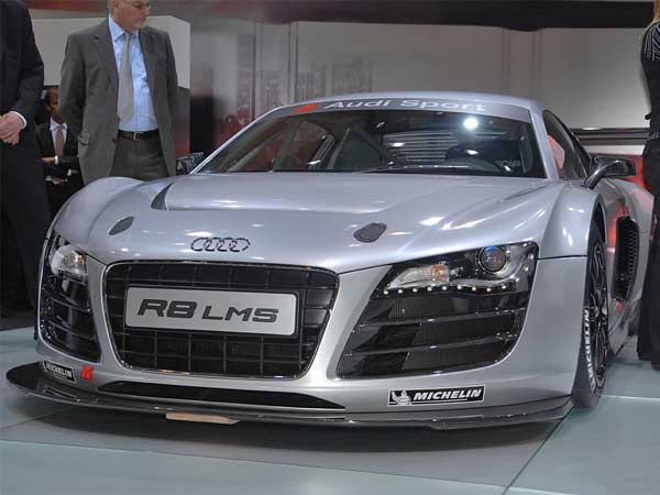 Race ready Audi R8 LMS displayed at he 2008 Posted by ar at 912 PM