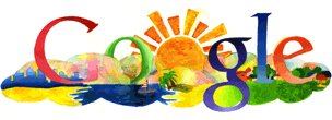 победитель праздничный логотип Google 4 Doodle