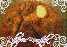 rendang ayam dapur cantik