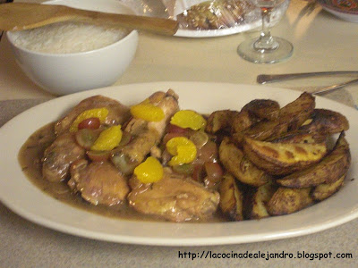 Pollo Con Salsa De Uvas... Pollo Con Salsa De Uvas...