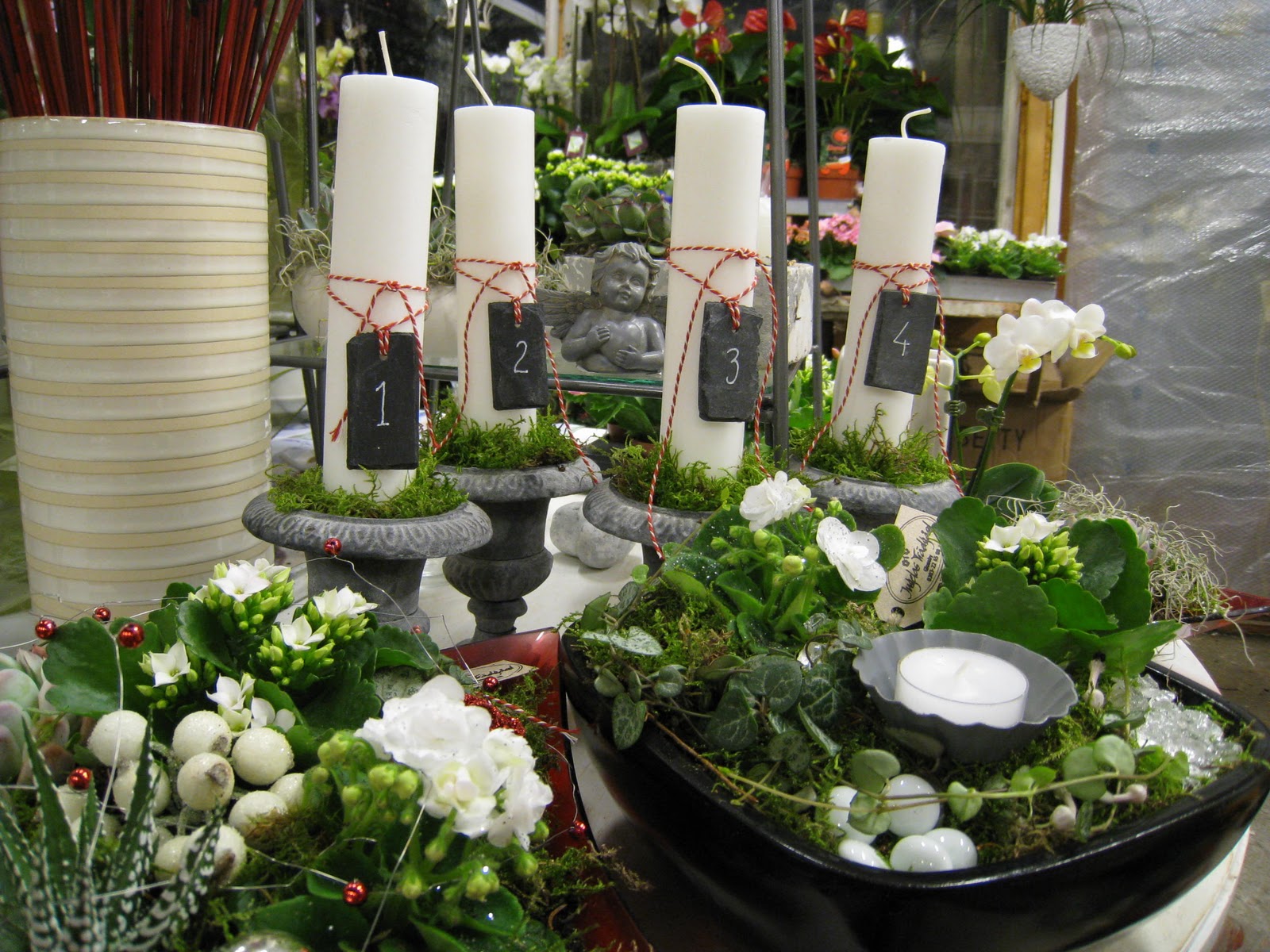 Ingelas tradgard Advent närmar sig....