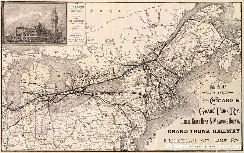 Railroad Tracks Map