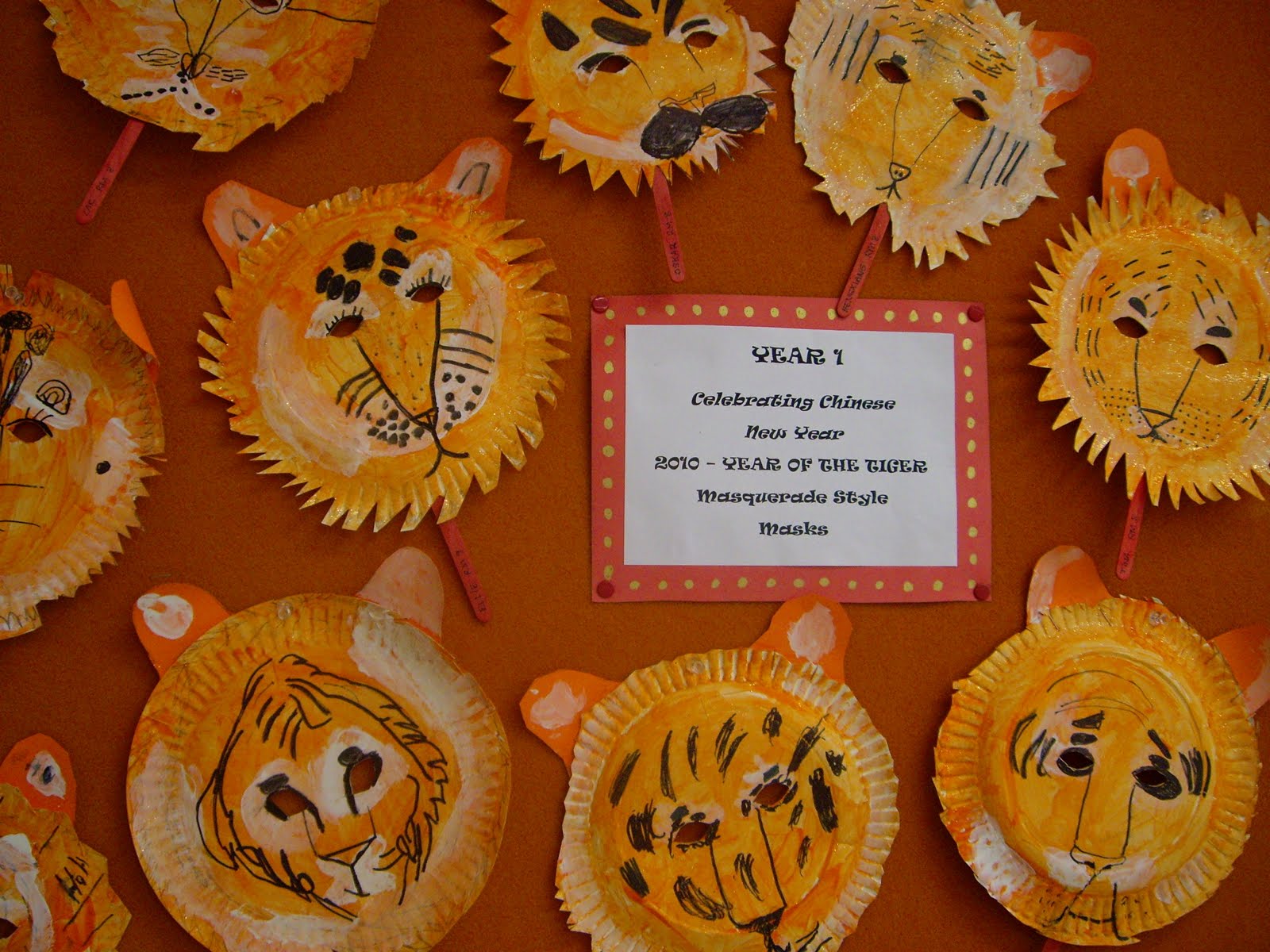 Use Your Coloured Pencils: Tiger Masks
