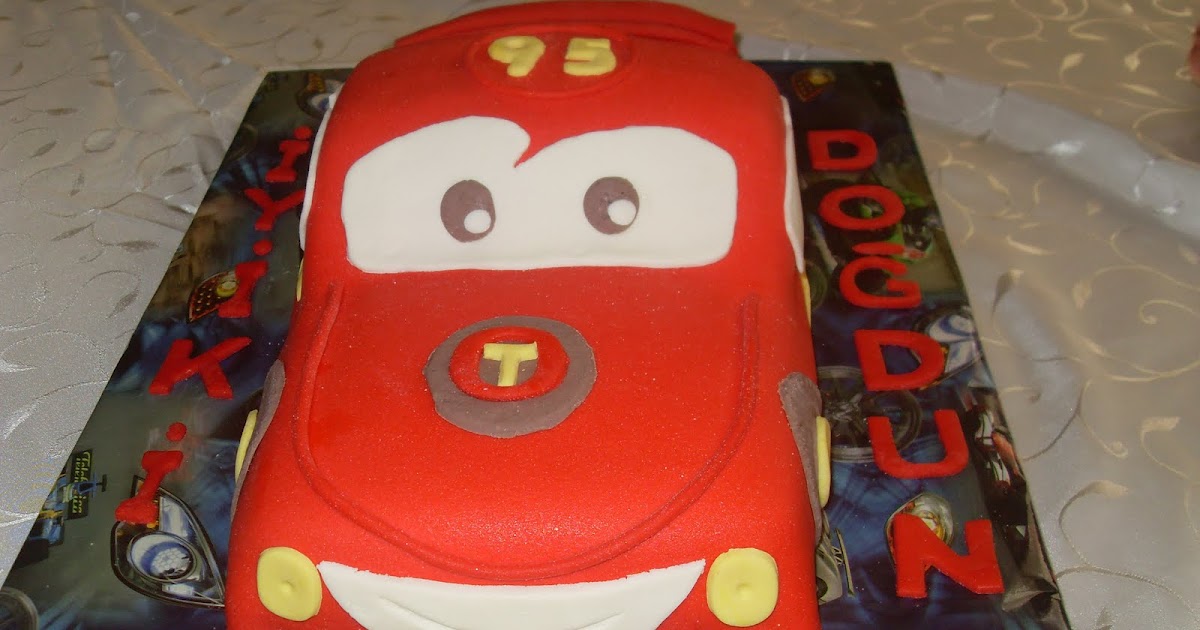 PASTA SEVGİM Şimşek Mcqueen Pastası