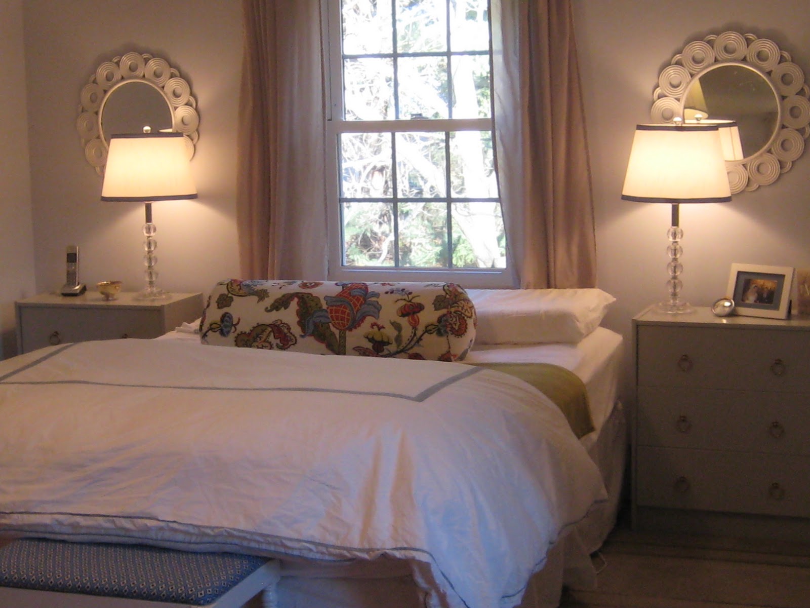 Green Street Before & After My HomeGoods Bedside Mirrors