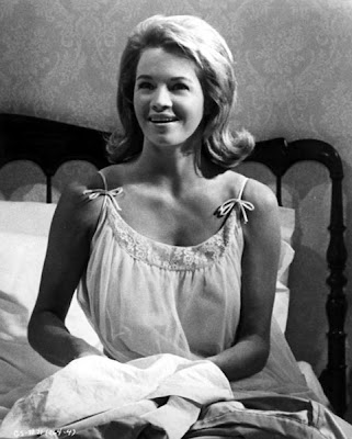 Angie Dickinson in a nightgown. Angie Dickinson