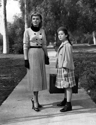 Sherry with Donna Reed in Trouble Along The Way from 1953. Sherry Jackson