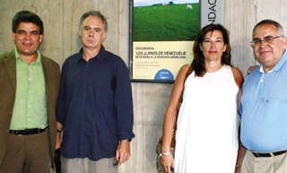 Antonio Molina, Pedro Pinzolas, Cristina González y  Carlos LeBraz