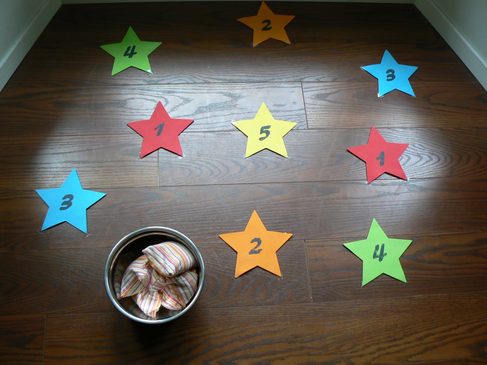Having Fun at Home Homemade Bean Bag Toss