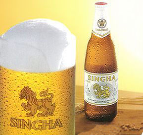 is a Singha Thai beer,